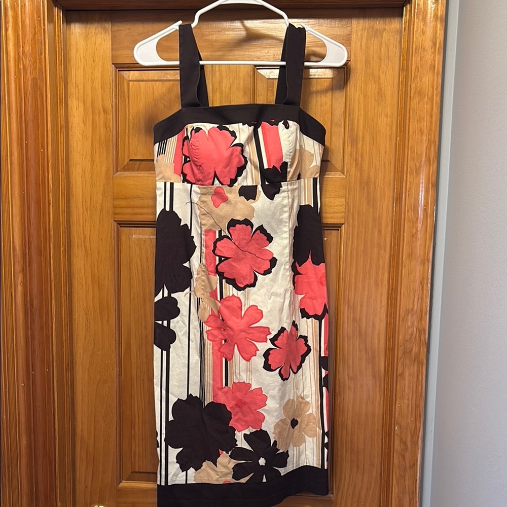 Floral Print Dress with Straps